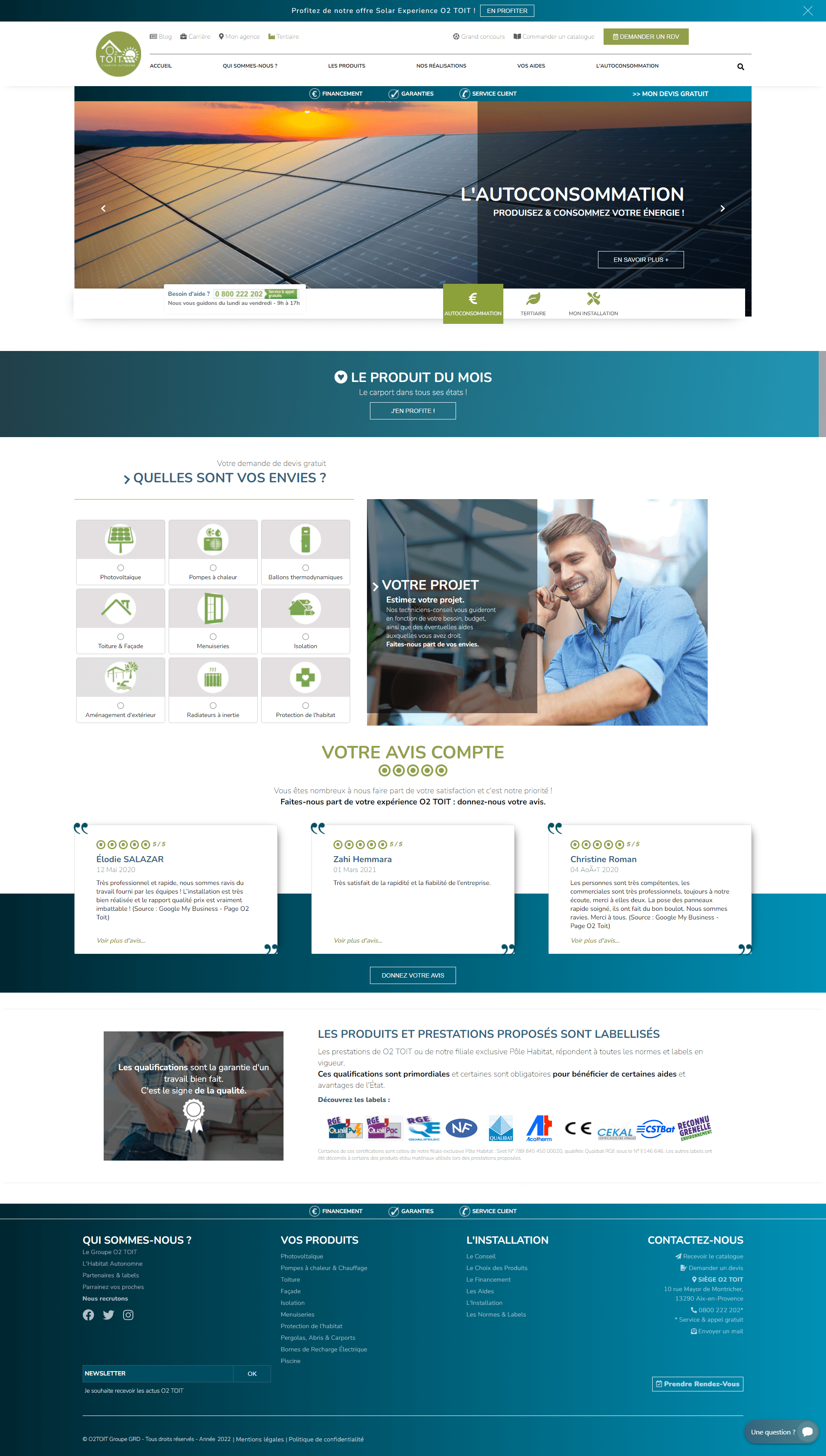site O2TOIT avant Kaiman site O2TOIT avant Kaiman